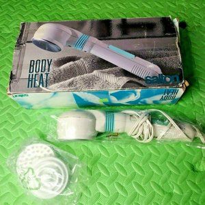 Salton Body Heat Massager w/ 2 Attachments And Box